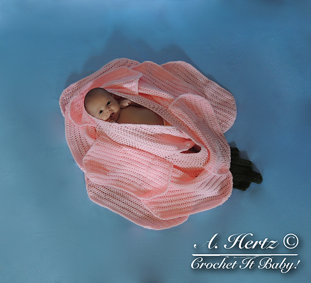 Rose Baby Bowl/Cocoon Photo Prop