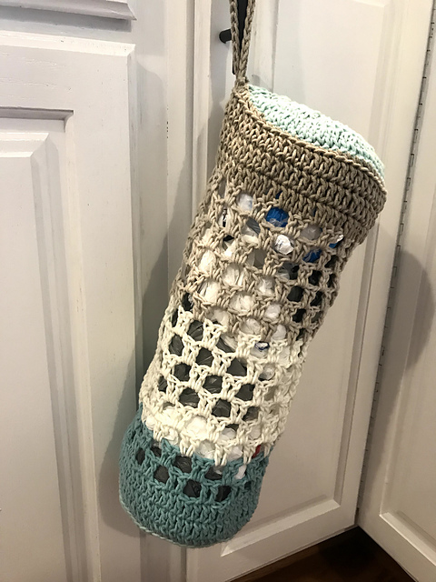 Free crochet plastic bag cheap holder pattern