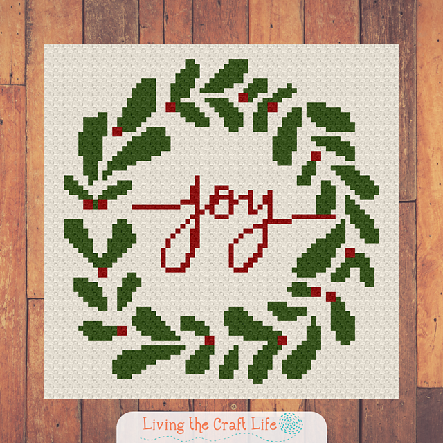 Joy C2C Throw Blanket