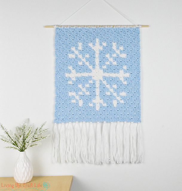 January Snowflake Wall Hanging