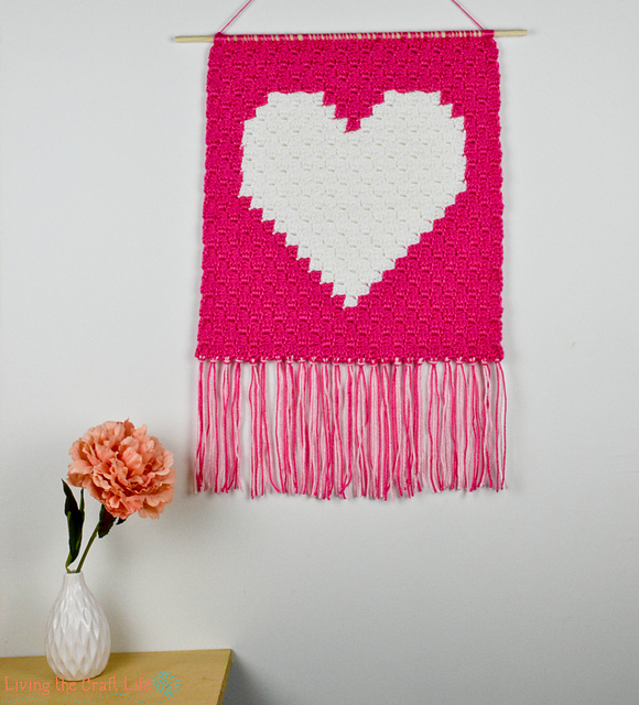 February Heart Wall Hanging