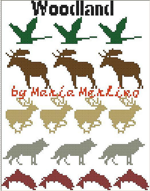 Woodland Animals charts