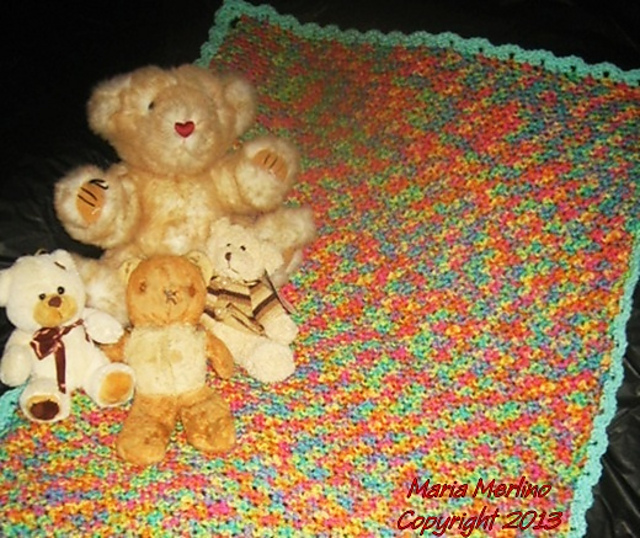 Skip One Two Baby Blanket Afghan