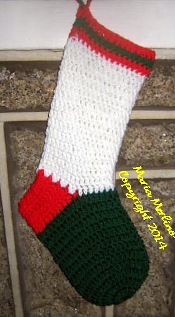 Super easy Christmas stocking
