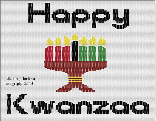 Happy Kwanzaa Afghan