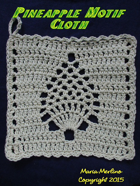 Pineapple Motif Cloth