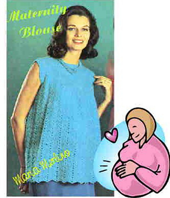 Ravelry From Here to Maternity Blouse pattern by Maria Merlino