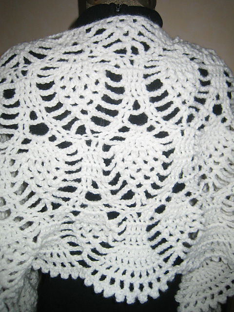 Pineapple Bridal Wedding Stole