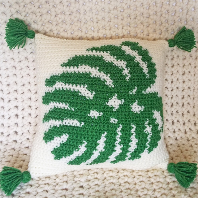 Monstera Cheeseplant Cushion