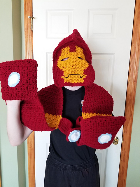 Hooded Hero Scarf #1