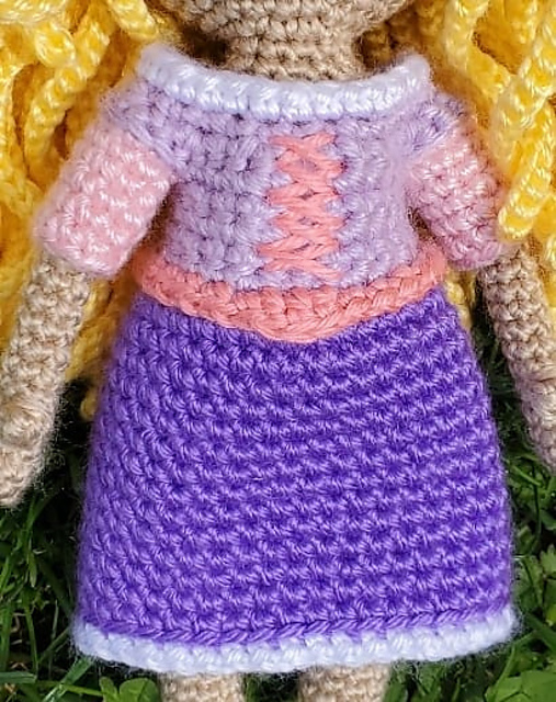 Long Haired Princess Dress