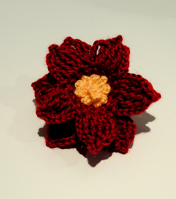 Poinsettia Napkin Ring