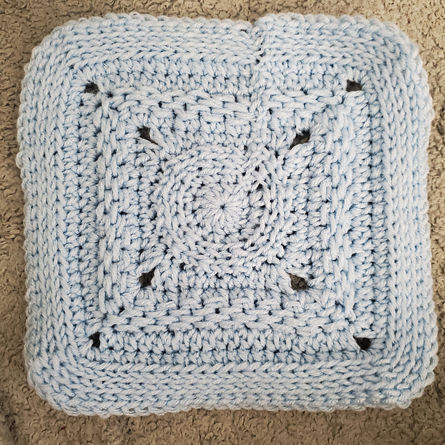 Tunisian Fusion CAL Square 9