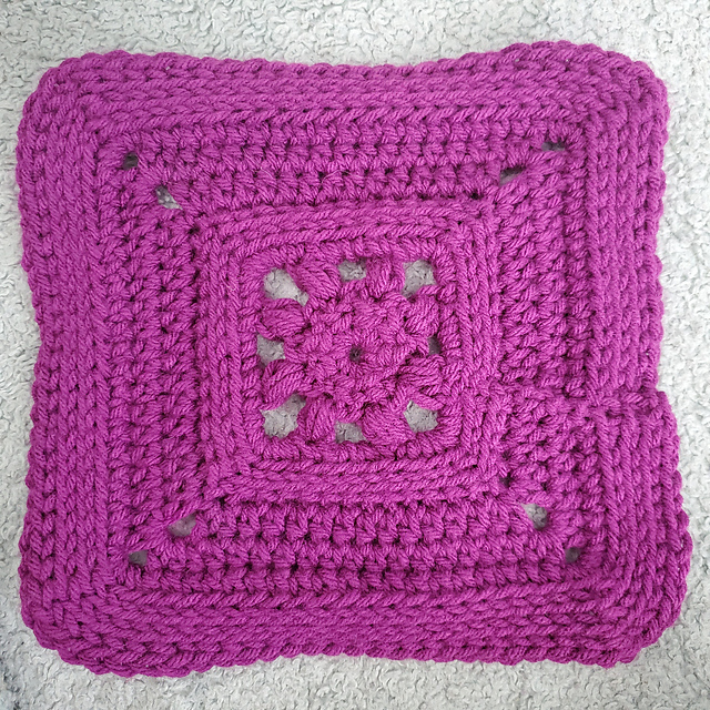 Tunisian Fusion CAL Square 10