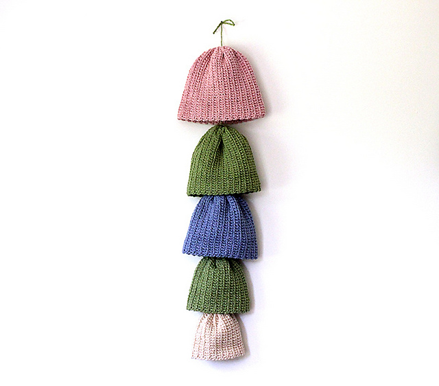Organic Ribbed Hat - Family Pack
