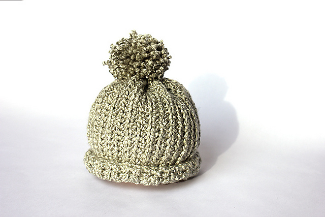 Pom Pom Bamboo Baby Hat