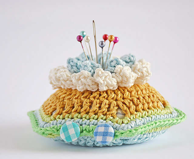 Madeleine Hexagon Pincushion