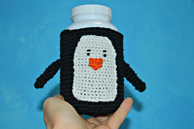 feeding bottle penguin