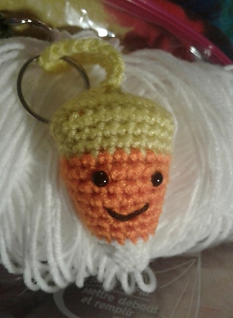 Candy Corn Keychain