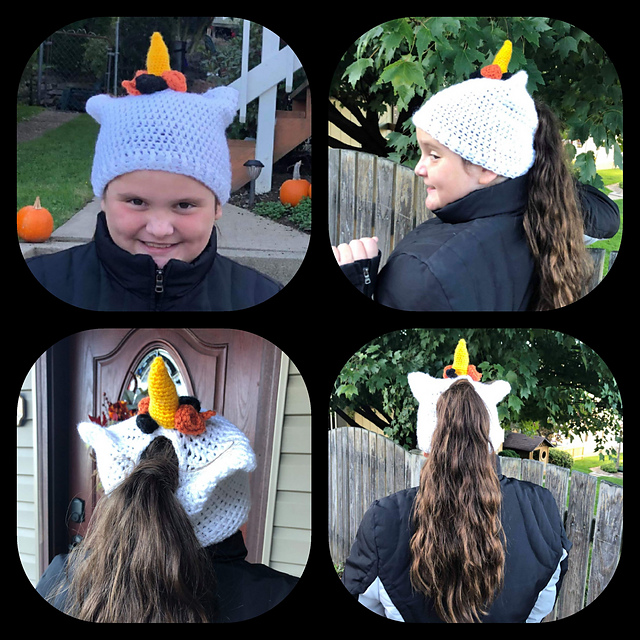 Unicorn² Ponytail Hat
