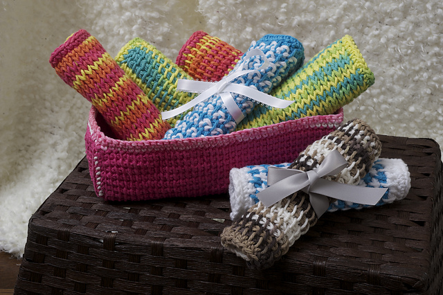 Tunisian Knit Stitch Washcloth