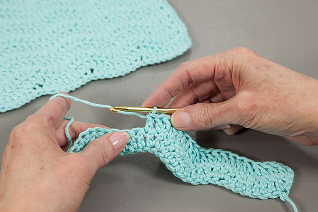 Blue Waves Washcloth