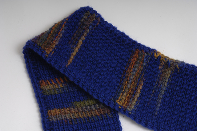 Tunisian crochet scarf