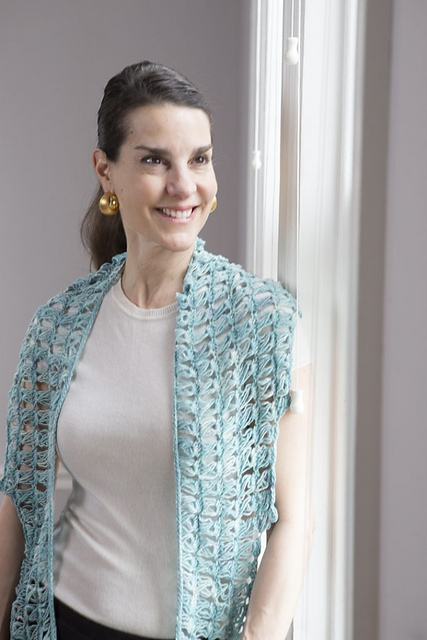Peacock Lace Shawl