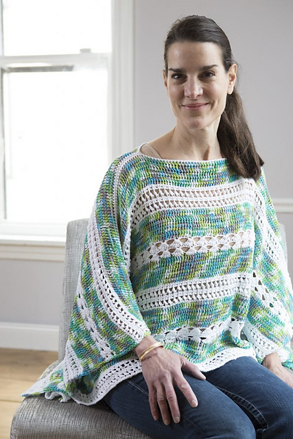 Sea and Shells Poncho