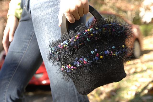Felted handbag