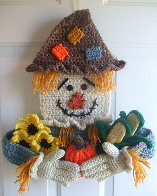 CV024 Fall Scarecrow Door Hanging