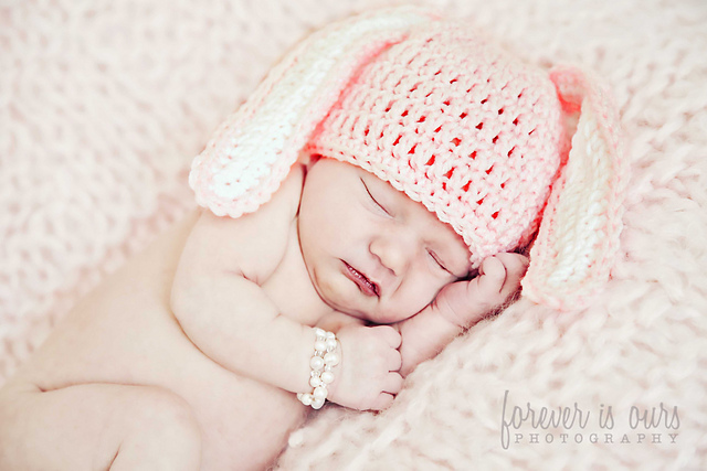 CV091 Easter Bunny Baby Hats