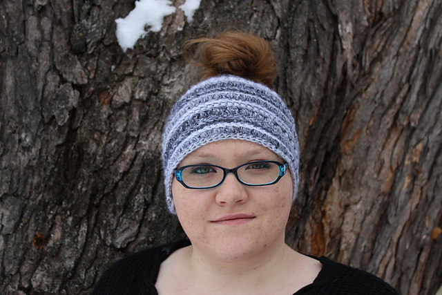 Puffs and Valleys Messy Bun Hat