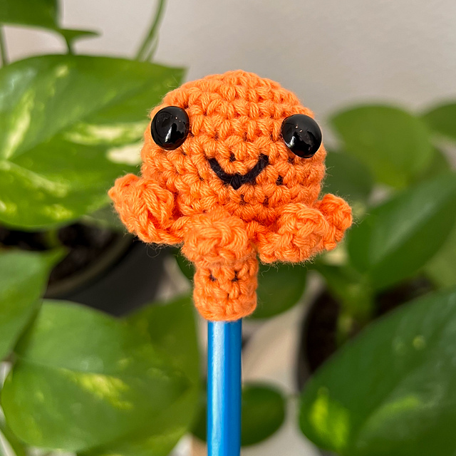 Baby Octopus Pencil Topper