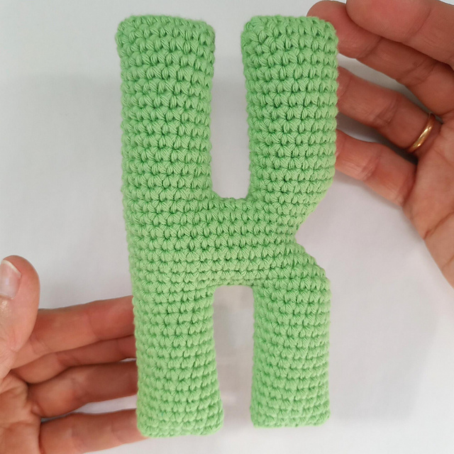 Ravelry: Alfabeto Amigurumi Letra K - Alphabet Letter K pattern by ...