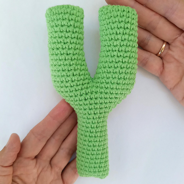 Alfabeto Amigurumi Letra Y - Alphabet Letter Y