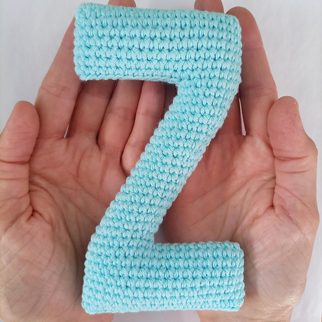 Alfabeto Amigurumi Letra Z - Alphabet Letter Z