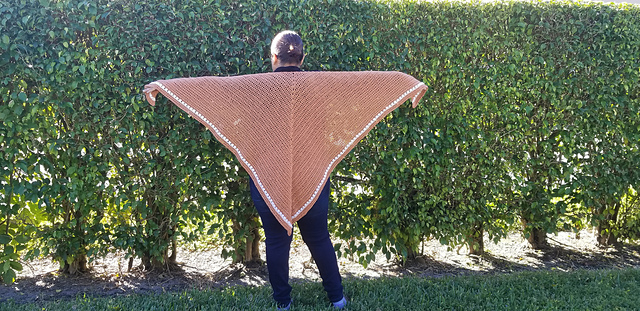 Puff Stitch Shawl