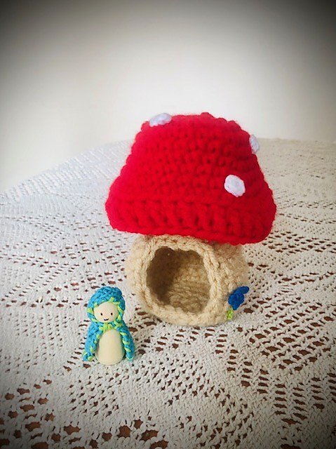 Mushroom House and Peg Doll Capes
