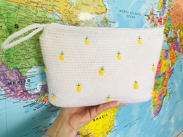 Pineapple Cosmetic Pouch
