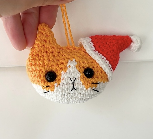 Cat in a Hat Christmas Bauble
