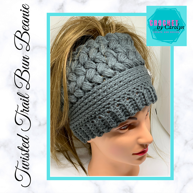 Twisted Trail Bun Beanie