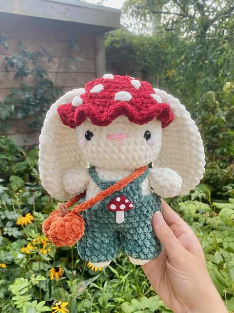 Flower and Mushroom Bunny