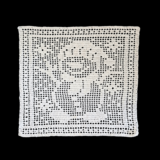 Christmas Doily Snowman 1NT