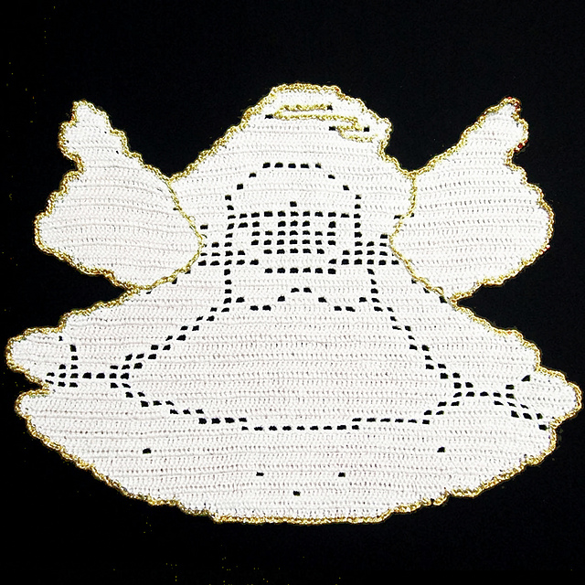 Christmas Doily Angel 45NT