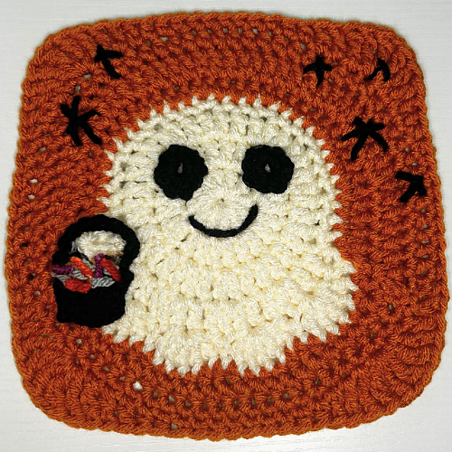 Trick or Treat Ghost Square