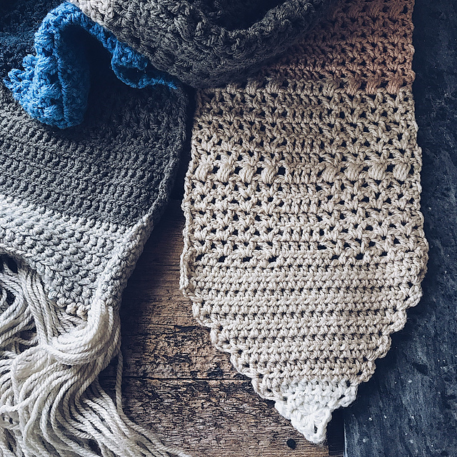 The Blueberry Swirl Scarf