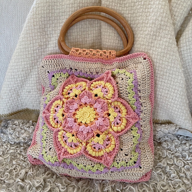 Blooming Lotus Tote Bag