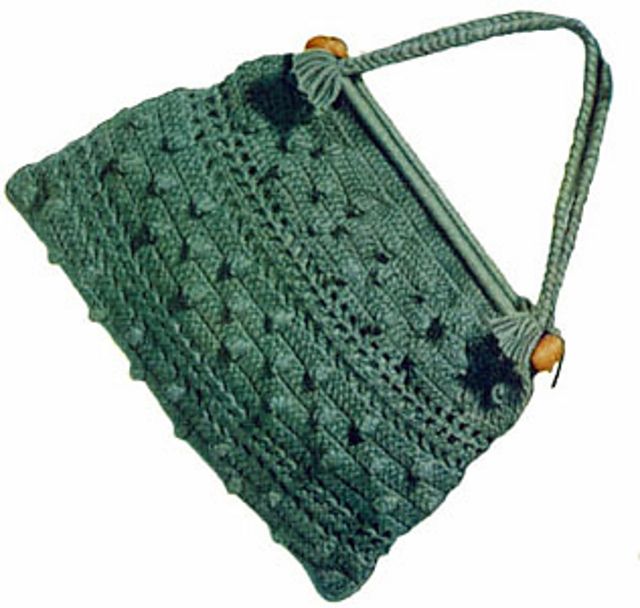 Green Knitting Bag