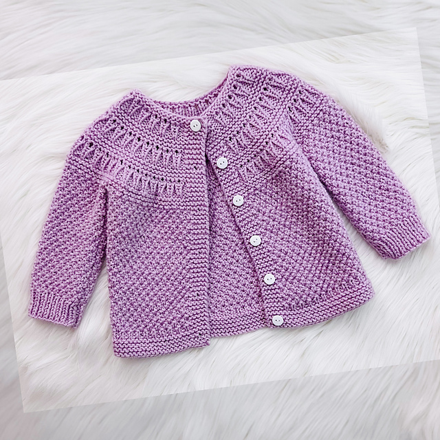 Elena Knit Kids Cardigan Sweater